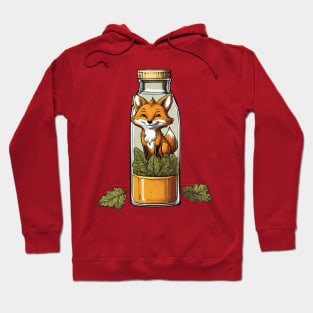 fox stuck in the bottle Hoodie